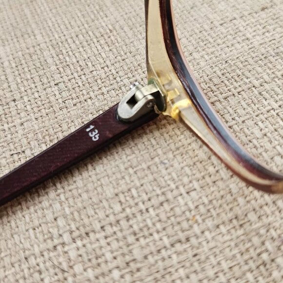 Vintage Eyeglasses Frame Lilac/Tan Tone Glasses Women Frame only
